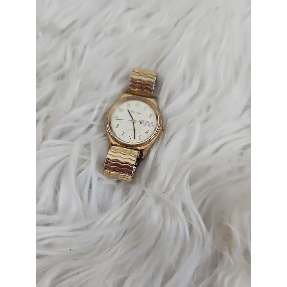 Men's Estate Vtg Mid-Century 1960 Bulova Automatic Dress Wristwatch For Parts!! - Picture 2 of 8